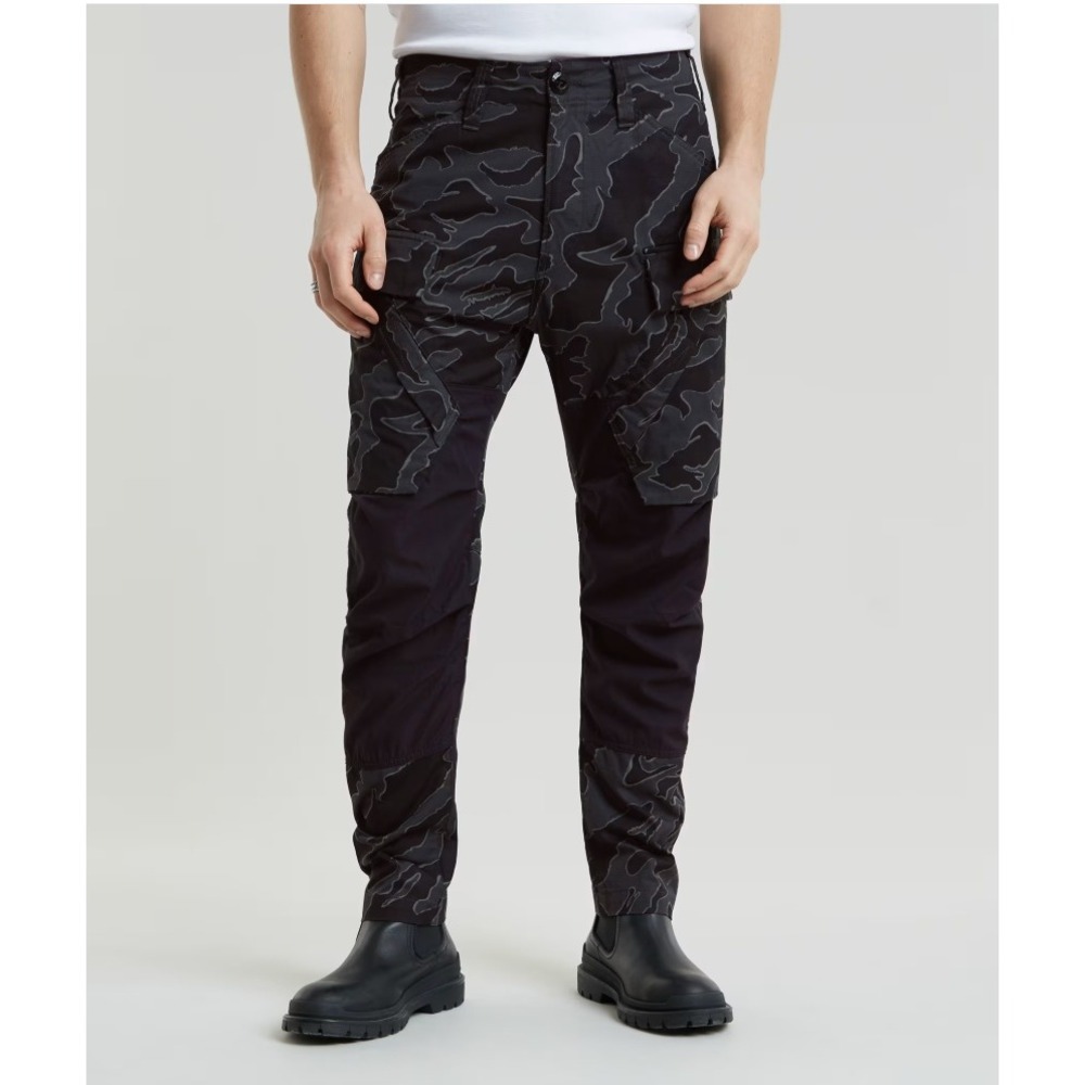 Men's Black Camo Utility Pants